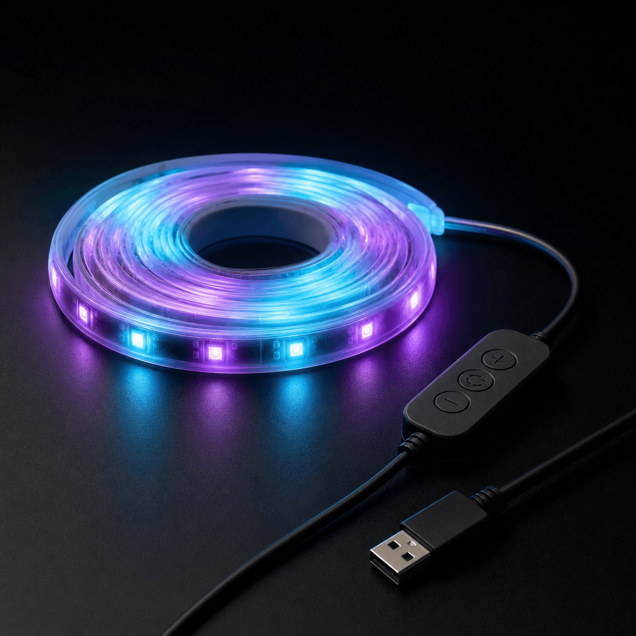 LED Bias Light Strip Kit — Easy-on-the-eyes glow behind the screen.